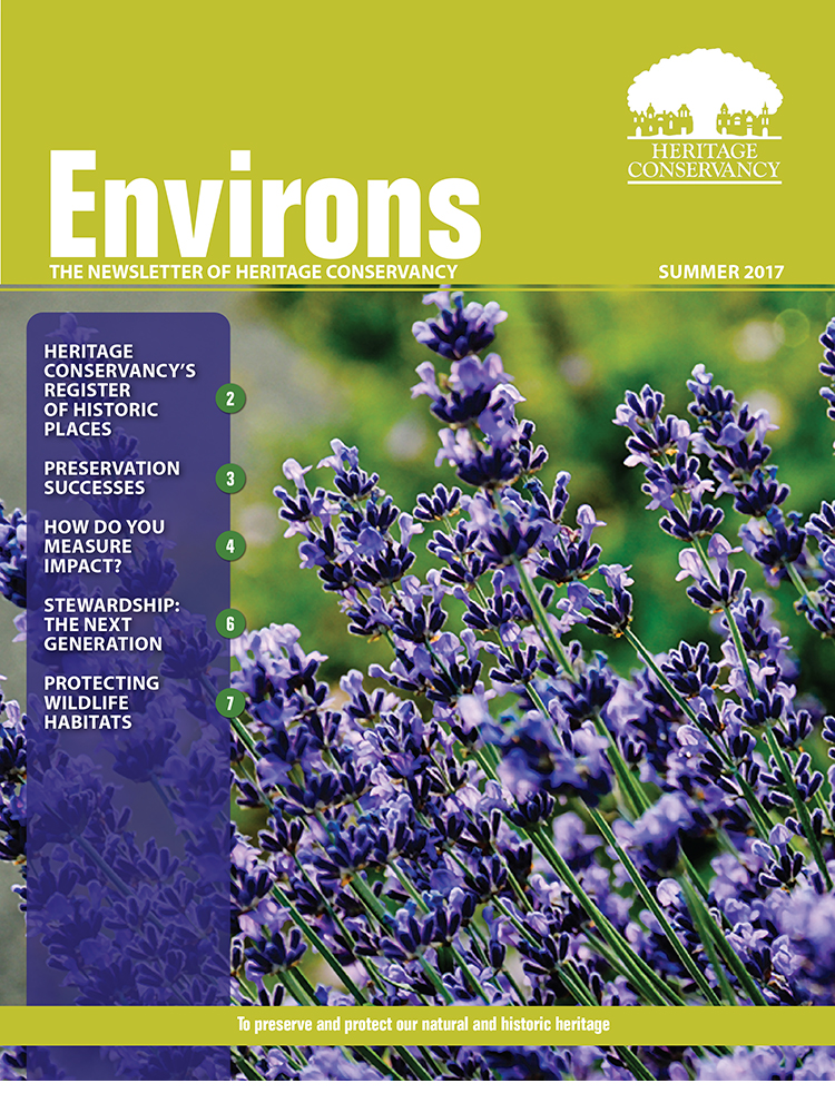 Heritage Conservancy Environs Newsletter