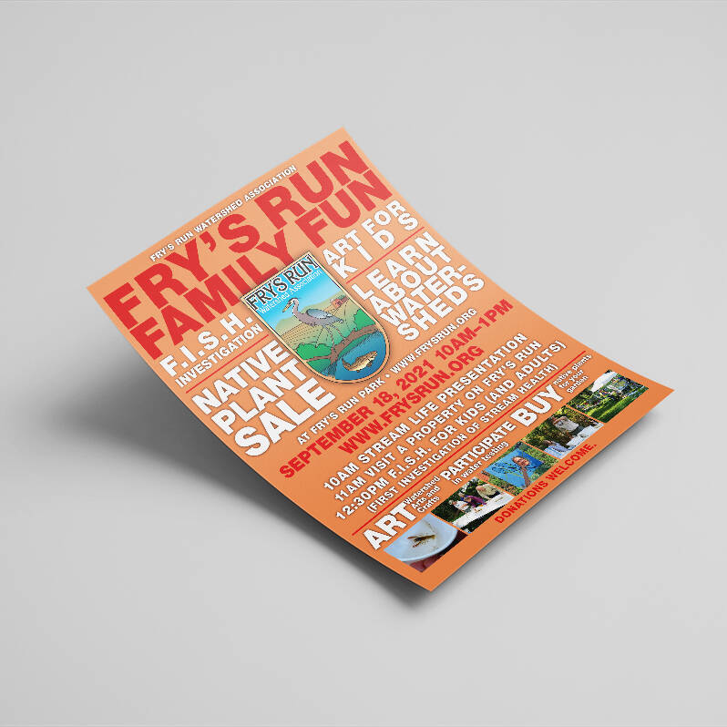 Fry's Run Watershed Association Event Flyer