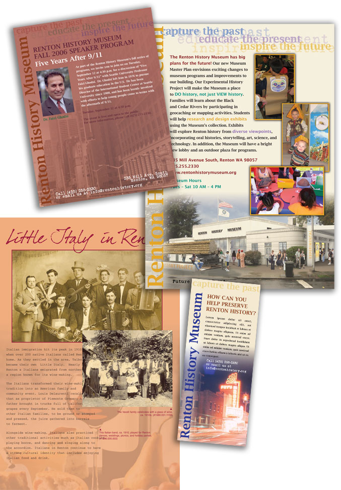 Renton History Museum Identity